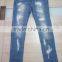 GZY cheap woman fashion Stocklots Women scratch jeans factory