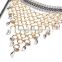 Women fashion alloy net collar necklace jewelry