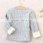 High quality baby winter fleece corduroy inside children clothings strip infant winter clothing model clothing
