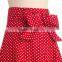 Latest women dress skirt designs fashion for young girl red dotted shorts skirt