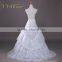 lovely lace fabric puffy petticoat flower girl dress for wedding