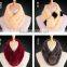 Hot fashion ladies rabbit fur scarf /rabbit fur scraf