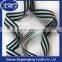 Color striped webbing strap, wholesae polyester webbing for bag strap tape
