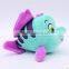 Super Cute Color Salmon Plush Toys , OEM Stuffed Fish Shape Plush Toy