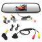 NEW 4.3inch Digital Car Mirror Monitor,touch Keypad,rearview Mirror