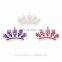 2016 Trendy Alloy Rhinestone Tiara Clear Crystal for Accessories with Good Plating