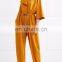 High Quality Elegant Women Pant Jumpsuit With 3/4 Sleeves