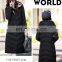 S1002 New Long Section of the Knee Slim Was Thin Hooded Large Fashion Warm Down Jacket Cotton Jacket S1002