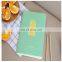 Custom sewing notebook printing /softcover kraft paper notebook/agenda with line