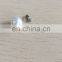 without hole round pearl ABS pearl button with nail for garment accessories