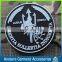 custom die cut rubber patch logo pvc cartoon rubber badge
