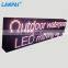 factory hot sale outdoor usage multi color display p10 programmable led sign
