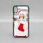 New Sublimation 2D Hard Plastic Phone Case With Aluminum Sheet for iPhonex