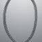 DY Sterling 925 Silver Pave Double Wheat Chain Necklace