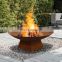 Corten Fire Bowl Decorative Corten A Steel Fire Pit