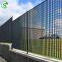 Industrial buildings 25*2 flat steel bar press welded grating wall fence for airport