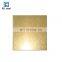 304 Golden Mirror Finish Titanium Gold Color Coated Stainless Steel Sheet