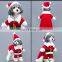 Pet Christmas Costumes Dog Suit with Cap Santa Claus Dog Hoodies Cat Xmas costumes