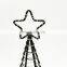 New Designed Metal Christmas Tree Top Star Led Copper Wire String Light Night Light For Home Decoration