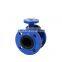 DN100 4'' IN Highly Corrosive Resistant Butterfly Valve 24 Nickel Plate With Nickel 200 Body Stem for Caustic Soda