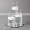Home Decoration MDF Decorative Mirror Candle Plate