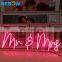 High Quality Custom Soft Led Neon  wholesale Led flexi Neon Sign  Mr&Mrs