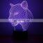 Amazing optical led light night table 3d illusion lamp for Christmas gifts