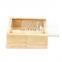 carved custom wooden gift box with sliding top small wooden trinket & favour boxes