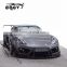 CQCV style widebody kit for Porsche cayman/boxster 981 front spoiler rear diiffuser and wide flare  for porsche981 facelift