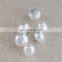 Mushroom half ball cap oval real abs pearl shank buttons