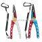 Factory Price aluminium alloy  curved fishing pliers Multifunctional lure clamp