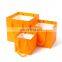 Custom Logo Wide Bottom Cake Gift Paper Bag Fold Paper Bag Packaging