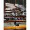 Project of stair straight stairs Interior staircase with Wood Tread and Glass Railing