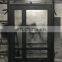 manufacturer price modern metal simple grill horizontal swing design double glazed glass security wrought iron pivot patio doors