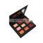 2021 Fashionable Flip Top Makeup Paper Packaging 9 Color Eyeshadow Powder Square Eyeshadow Palette