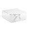 Rectangle cardboard boxes with hat lids zig-zag rolling papers personalised packaging recycled black