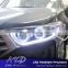 AKD Car Styling for Toyota Highlander LED Headlights C-Type 2012-2014 Highlander LED Head Lamp Projector Bi Xenon Hid H7