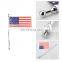 Aluminium Car Multifunctional Antenna Flagpole with USA American Flag for Jeep Wrangler JK