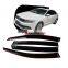 Car Door Sun Vent Visor Smoke Weather Shield Side Rain Guard Car Deflector Window Visor For Wrangler 1997-2006