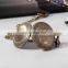 GOHUOS High quality alloy simple vintage pocket wrist watch quartz analog large face watch
