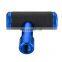 Automobile Universal Blue Gear Shift Knob Head Aluminum Original Automatic Gear Shift Head Leather