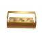 Manufacturer ZHONGLIAN Custom Aluminium 6063 Extrusion With Golden Powder Coating