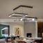 Cafe Chandelier Lamp Home Modern Crystal Nordic Stainless Steel LED Pendant Lamp Fixtures Decorative