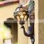 Wholesale Solar Wall lamps 6 LED Fence Gutter Lights Outdoor Garden Wall lamp Lobby Pathway Light Cold /warm White