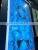 wholesale luxury stone customized background wall panel sky blue onyx marble with golden veins tiles