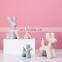 Creative Wedding Dog Rabbit Childhood Birthday Gift Animal Art Cute Balloon Dog Handmade Ceramic Sculpture Decoration