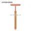 Wetshaving Rasierhobel Halter Holz Wood Razor Mit Stander Set