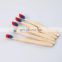 Approved Eco- friendly Charcoal Bristles OEM Bamboo Toothbrush with Customized Packing and Logo