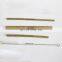 Reusable Eco-Friendly drinking straws, Bamboo Organic Drinking Straw Set with Bag Eco Friendly Wholesale In Bulk High QUality