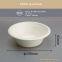 650ml Serving Bowl/Sugarcane pulp is degradable